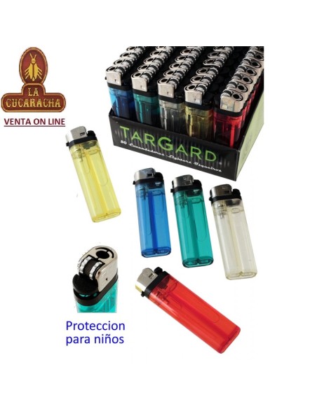 Targard-Caja 50 encendedor Vs1 transparente.