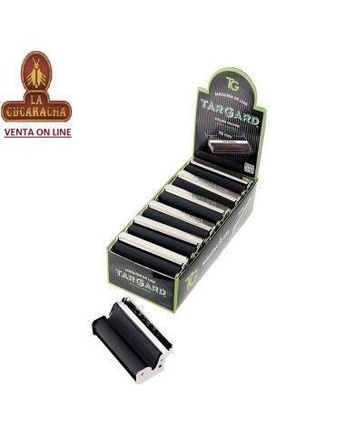Caja 12 Máquina TARGARD liar cigarrillos 70mm. metálica.
