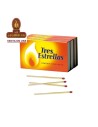 Pack 24 cajitas fósforos madera extralargo 22B45.