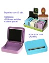 Caja 12 Máquina liar TARGARD automática 70mm. metálica colores.
