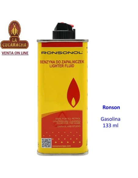 Expositor 12 Lata gasolina «Ronson» 133 ml.