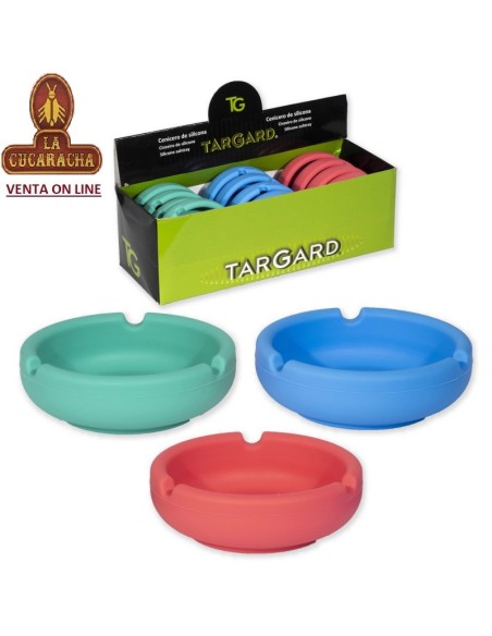 Expositor 12 ceniceros silicona colores surtidos.