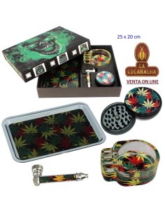 Set con pipa, grinder Ø 55...