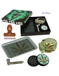 Set con pipa, grinder Ø 55...