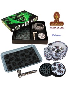 Set con pipa, grinder Ø 55...