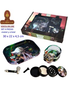 Set con pipa, grinder,...