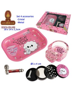 Set con pipa, grinder,...