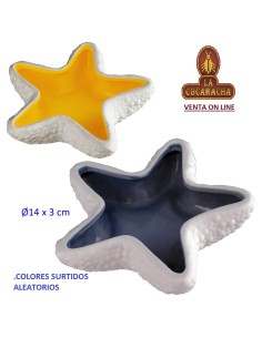 Cenicero cerámica estrella...