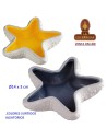 Cenicero cerámica estrella mar colores surtidos aleatorios.
