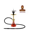 ALADIN-Cachimba-Shisha-Narguile 36CM-MVP360 GOLD roja.