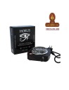 HORUS-HORNILLO CALENTADOR ELECTRICO METALICO SHISHAS 220V -500W NEGRO.