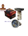 HORUS-Cazoleta barro blanco shisha alta calidad «Nodo Nebula tradi».
