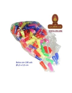Bolsa 100 boquillas shisha...