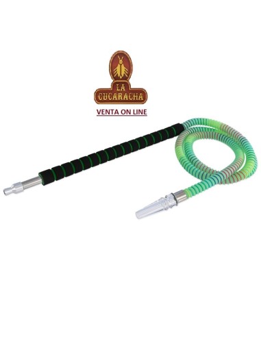 Boquilla con manguera para shisha.