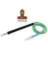 Boquilla con manguera para shisha.