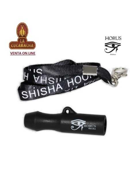HORUS-Boquilla plástico y cinta colgar shisha.