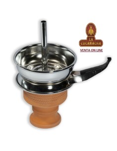 Cazoleta de barro con kaloud.