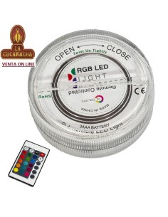 Base LED RGB mando a...