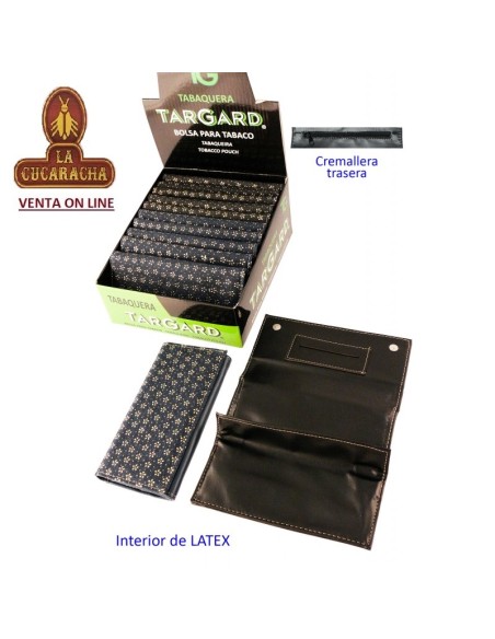 Expositor 12 bolsas picadura «TG Flores» surtidas.