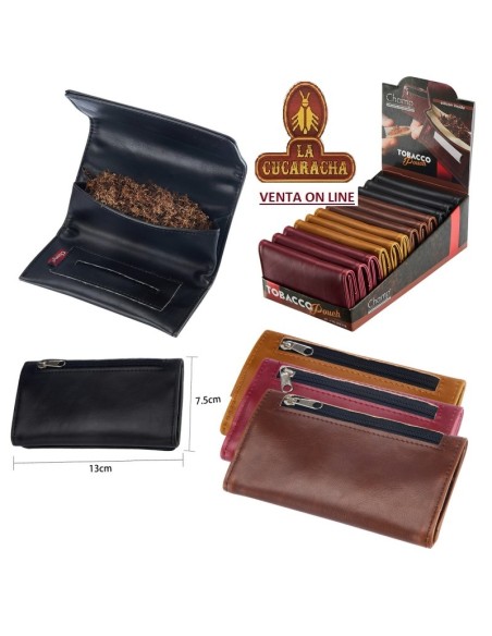 Expositor 12 bolsas picadura «Champ» 130 x 75 mm. surtidas.