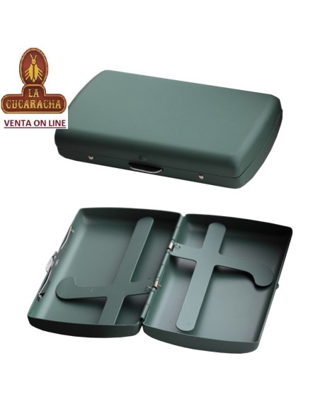 Pitillera metálica 90X57MM.-12 PITILLOS.