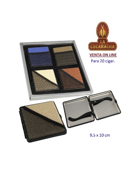 Expositor 4 pitilleras «TG» para 20 pitillos 90x95x20mm.