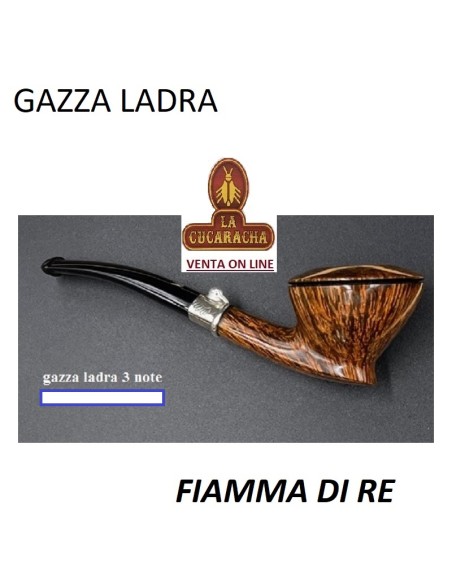 Pipa italiana artesana FREEHAND Fiamma Di Re -GAZZA LADRA- lisa.