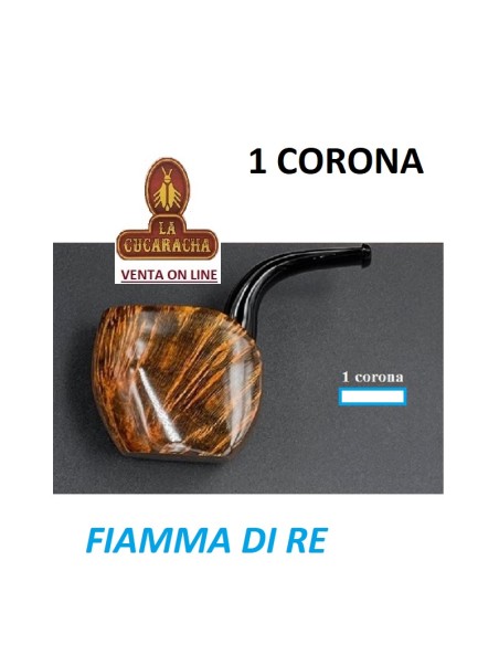 Pipa italiana artesana SITTER Fiamma Di Re -1 CORONA- lisa.