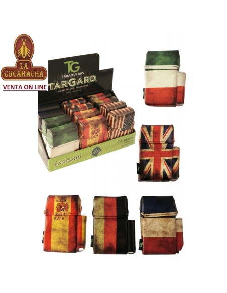 Expositor 12 tabaqueras acrílicas «TG» «Banderas».