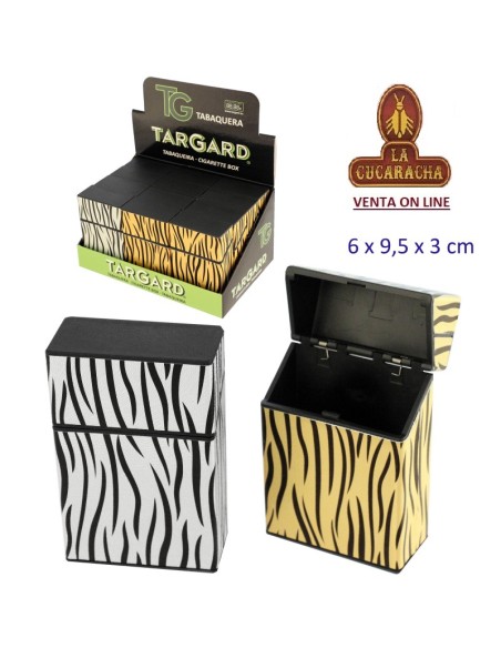 Expositor 12 tabaqueras acrilicas cierre presion «TG».