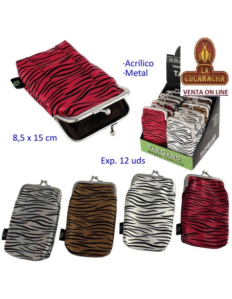 Expositor 12 tabaqueras acrilica-metal colores surtidos «TG».