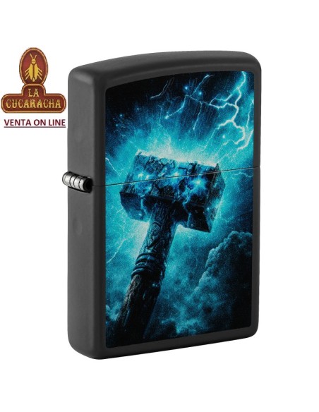 ZIPPO-ENCENDEDOR 218 Thors Hammer Design.