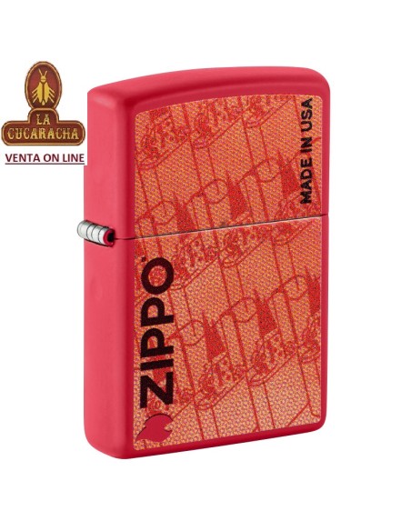 ZIPPO-ENCENDEDOR 233 Red Matte.