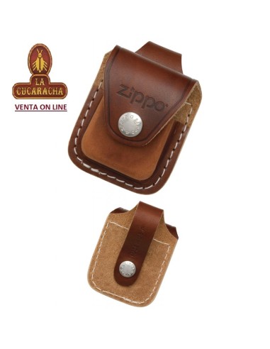 ZIPPO-Funda piel encendedor con...
