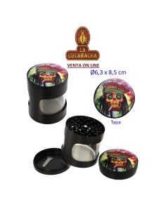 Grinder metal «rasta skull»...