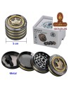 Grinder aluminio «CHAMP-bling bling crown» 5cm.
