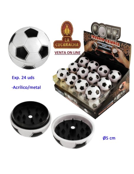 Expositor 24 Grinder acrilico-metal 2 partes 5cm.