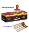 dragon-Cajón 50 Cajas 200 tubos EXTRA LONG cigarrillo vacios.