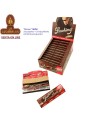 Caja 24 libritos 33 Hojas Papel Liar SMOKING BROWN 110mm. mas 33 tips.