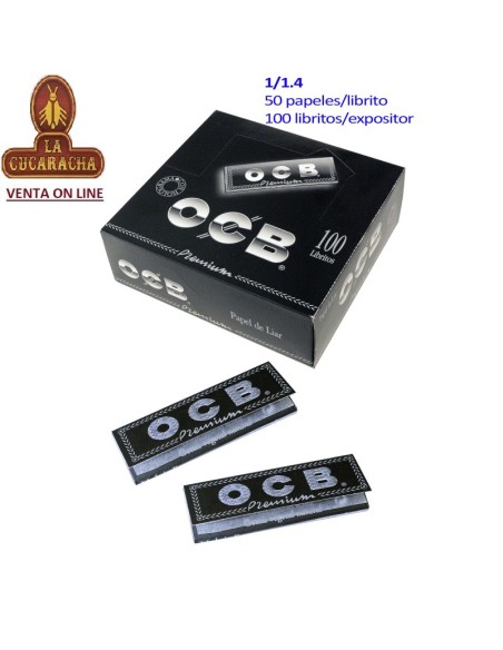 2 Cajas 100 libros 50 hojas papel liar OCB PREMIUM 78mm.