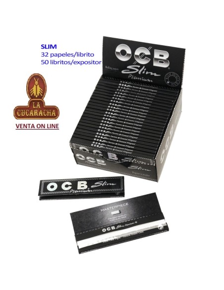 ocb PREMIUM-2 Cajas 50 libros 32 hojas papel liar 110mm.