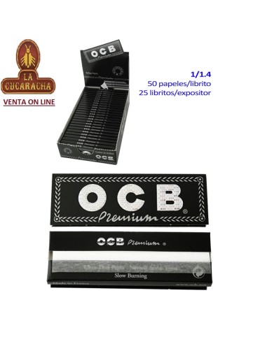 ocb PREMIUM-2 Cajas 25 libros 50 hojas papel liar 78mm.