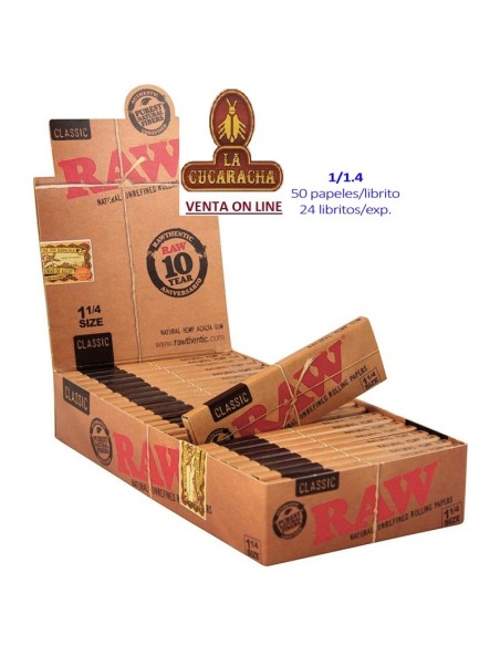 2 CAJAS 24 LIBROS 50 HOJAS PAPEL LIAR RAW 78MM.