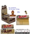 2 CAJAS 24 LIBROS 50 HOJAS PAPEL LIAR RAW CONNOISSEUR 78MM. MAS 50 TIPS.