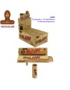 2 CAJAS 24 LIBROS 32 HOJAS PAPEL LIAR RAW 110MM. MAS 24 TIPS preenrollados.