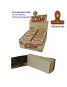 2 CAJAS 50 LIBROS RAW 50 tips filtros carton liar ANCHOS perforados.