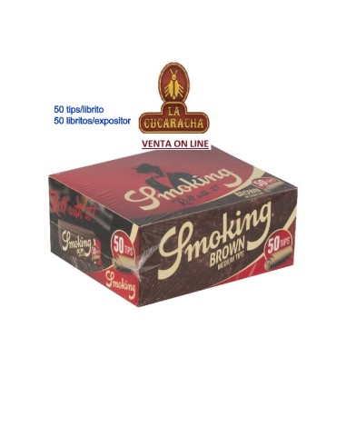 2 Cajas 50 libros 50 tips SMOKING Medium Size Brown.