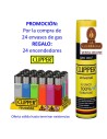 CLIPPER GAS-OFERTA 24 Botellas 300ml. MAS 24 encendedores gratis.