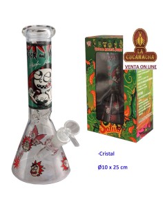 Bong de cristal 25cm.