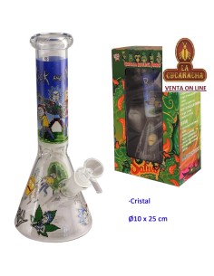 Bong de cristal 25cm.